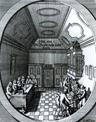 The Music Room by German School